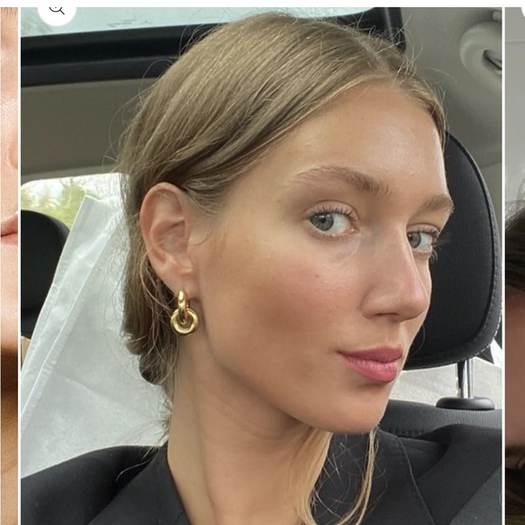 Lie Studio. The Esther Earrings. Gold. - Picture 5 of 8